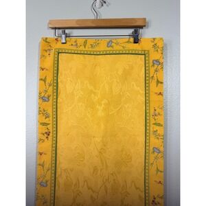 NAIS Creation En Provence made in France Yellow Floral Table Runner Country